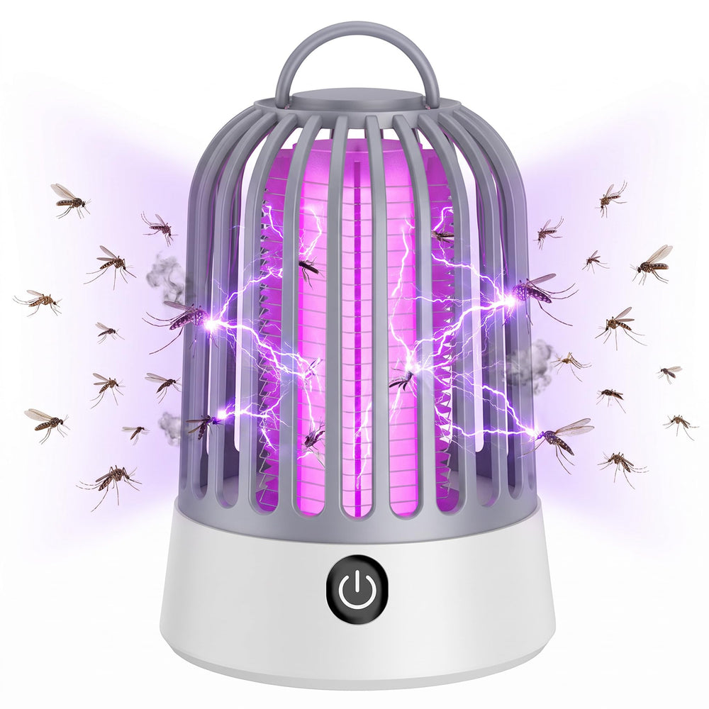 SonicPulse Mosquito Zapper front view in gray