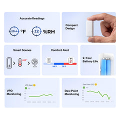 SONOFF SNZB-02B sensors in packaging