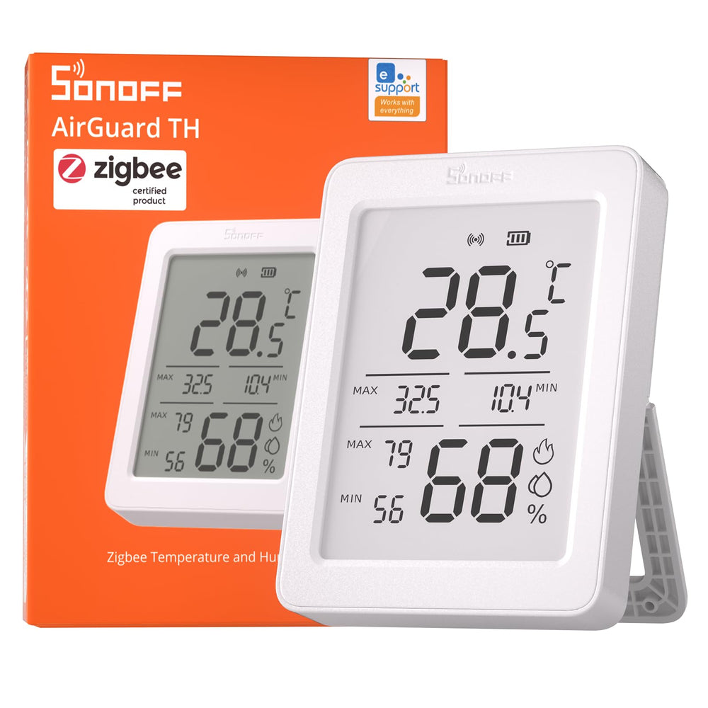 SONOFF SNZB-02DR2 Smart Temperature and Humidity Sensor front view
