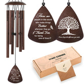 Soopau 32" Wind Chimes bronze finish front view