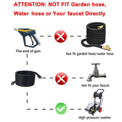 Sooprinse High Pressure Washer Gun with wand extension attached