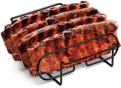 Sorbus Rib Rack front view, black steel construction
