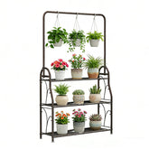 SORCEDAS 3 Tier Plant Stand bronze metal front view
