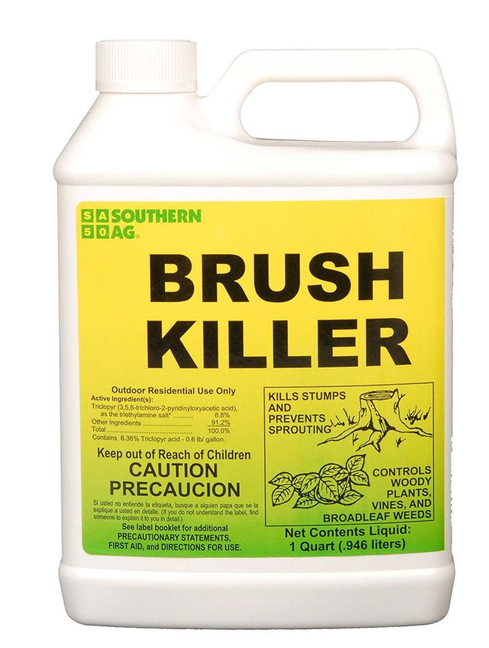 Southern Ag Brush Weed Killer 1 Quart front view with label