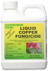 Southern Ag Liquid Copper Fungicide 16oz plastic bottle front view