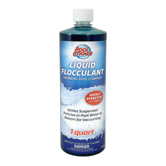 SpaChoice Liquid Flocculant 2-Pack with labels visible