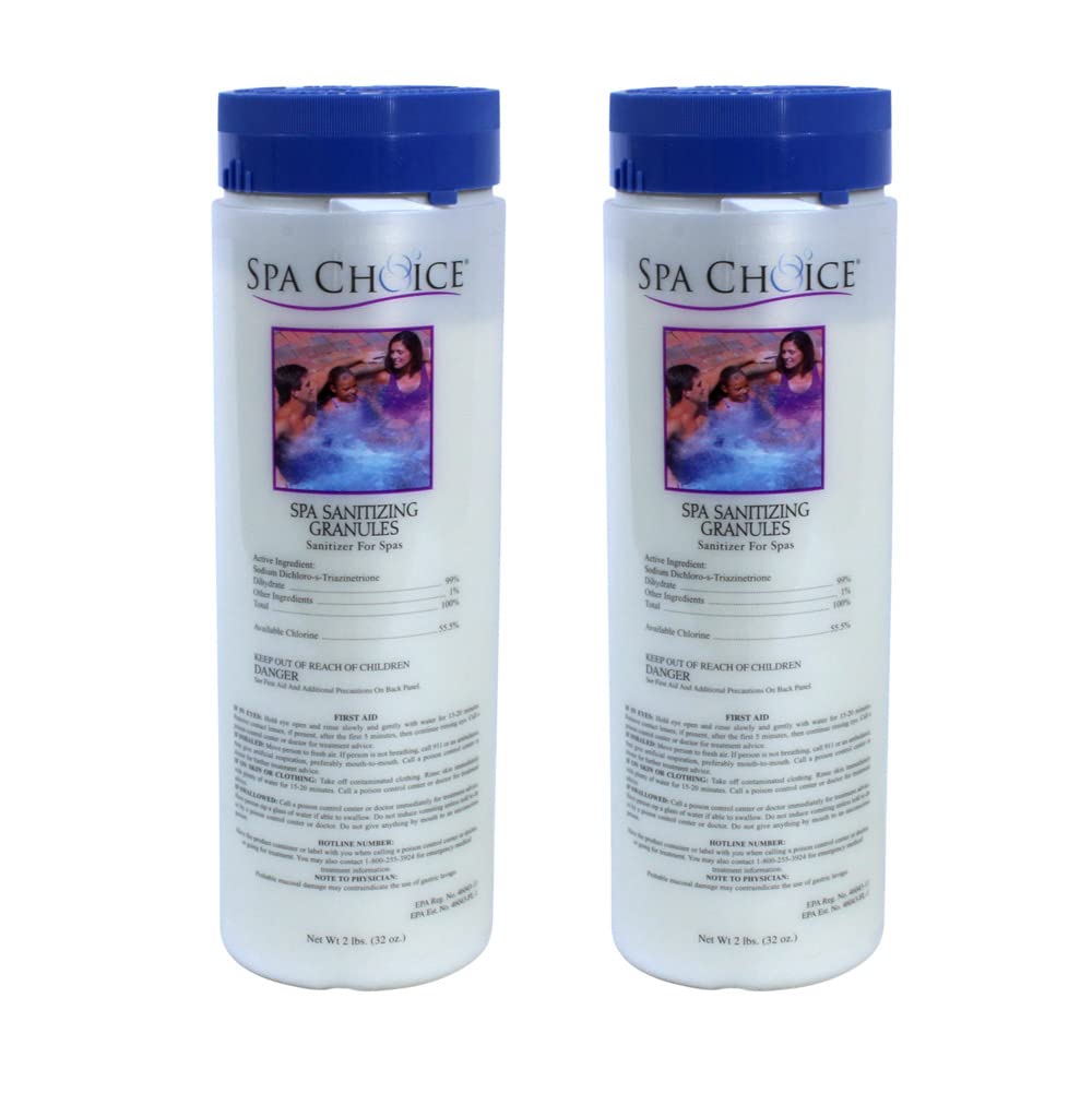 SpaChoice Premium Chlorine Granules 2 lbs front view