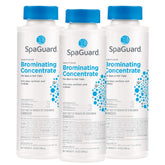 SpaGuard Brominating Concentrate 14 oz front view with packaging