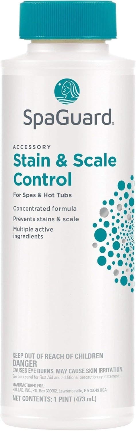 SpaGuard Stain & Scale Control 1 Pint bottle front view