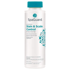 SpaGuard Stain & Scale Control 3 Pack with labels visible