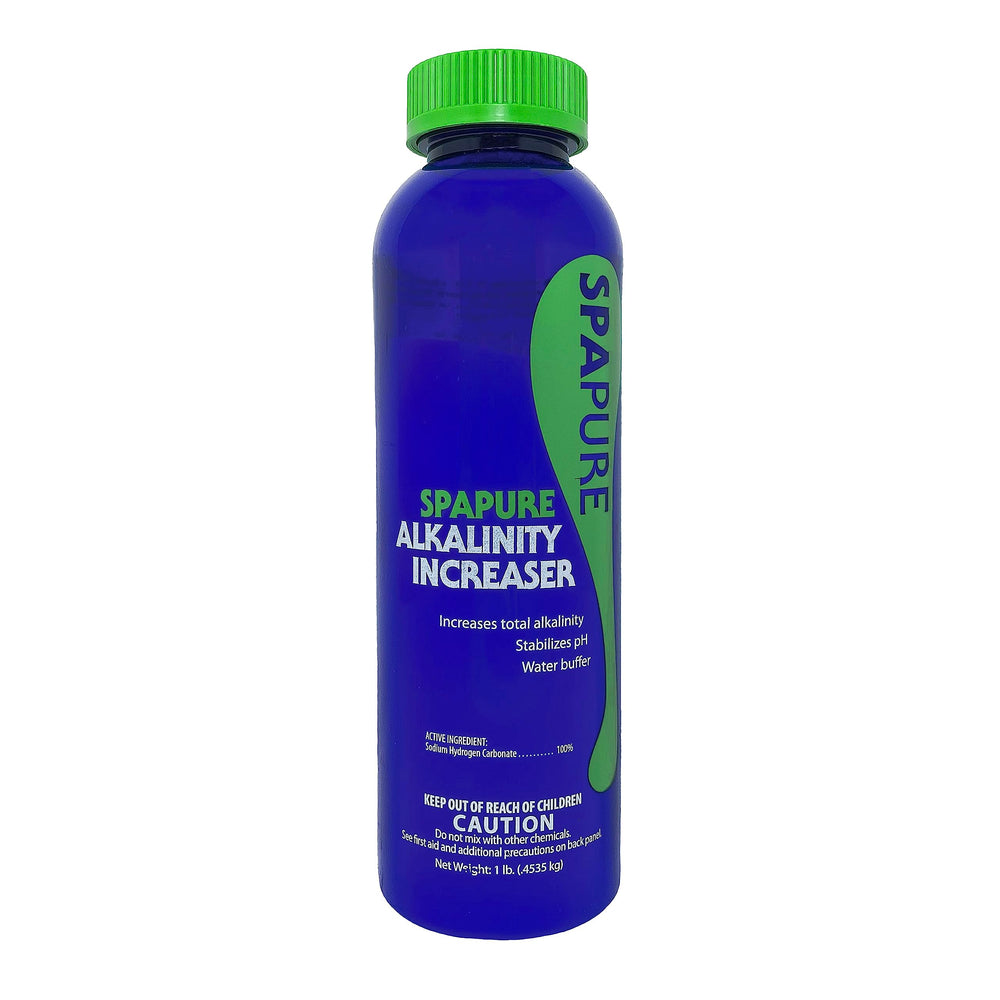 SpaPure Alkalinity Increaser 16oz liquid bottle front view