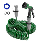 SPECILITE 75 FT Lightweight Coil Garden Hose in green color