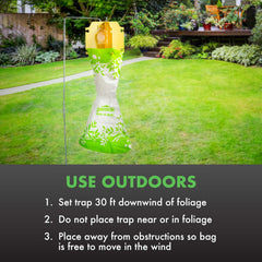 Spectracide Bag-A-Bug Replacement Bag hourglass shape