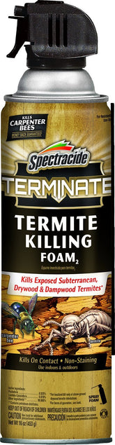 Spectracide Terminate Termite Killing Foam 16 oz spray can front view