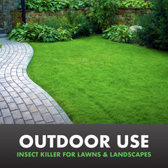 Spectracide Triazicide Insect Killer applied in a garden setting