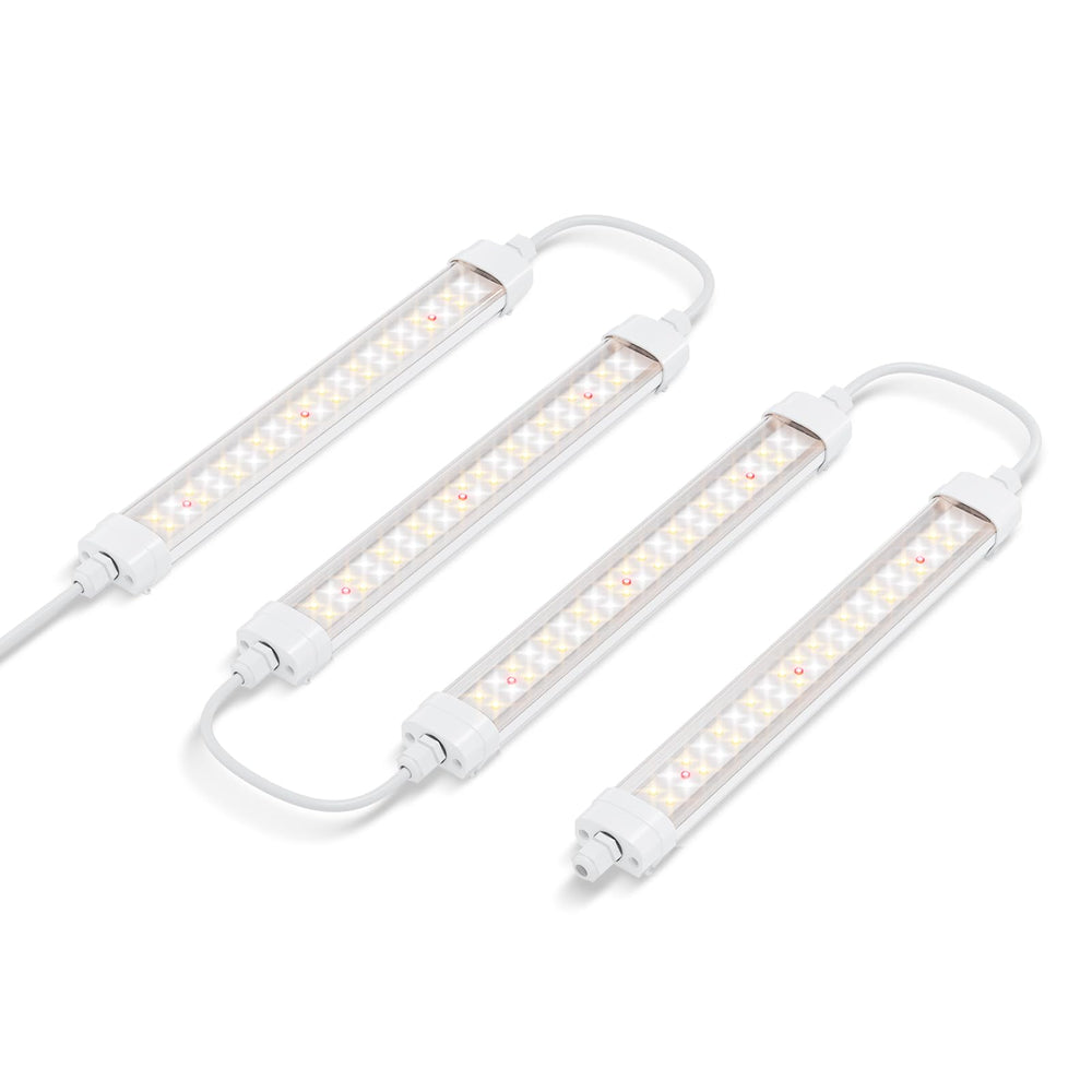 Spider Farmer Glow30 LED Grow Light Kit front view with four light bars