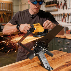 SporGain blade sharpener with adjustable angle settings