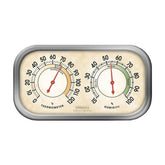 Springfield Humidity Meter and Indoor Thermometer front view in silver