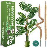 Sproot 48-inch moss pole for climbing plants, brown coco coir material