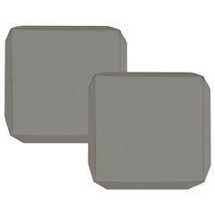 Sqodok 18x18 outdoor cushion cover grey front view