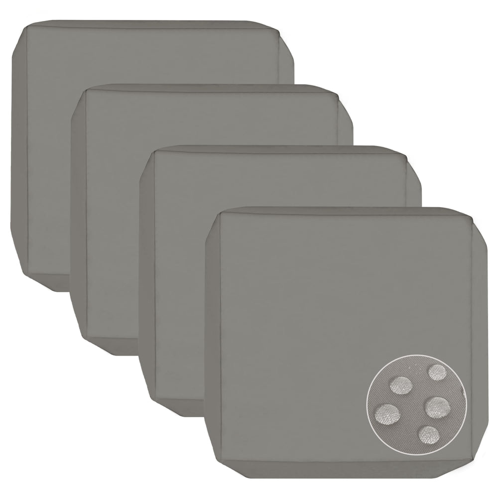 Sqodok Patio Cushion Cover 24x24 inch grey front view