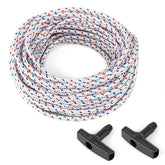 SSFOLPFEE 5.0mm Pull Cord Rope red-white-blue colour front view