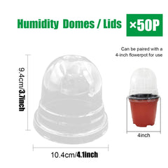 Stackable design of RooTrimmer humidity domes