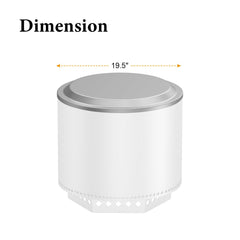Stainless steel fire pit lid for Solo Stove Bonfire 19.7"