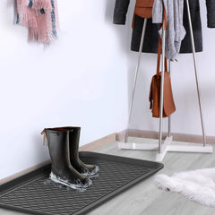 Stalwart Boot Tray used outdoors on a porch