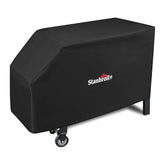 Stanbroil 28 Inch Griddle Cover front view, black fabric