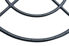 Stanbroil 30 Inch Round Fire Pit Burner Ring side view with inlet
