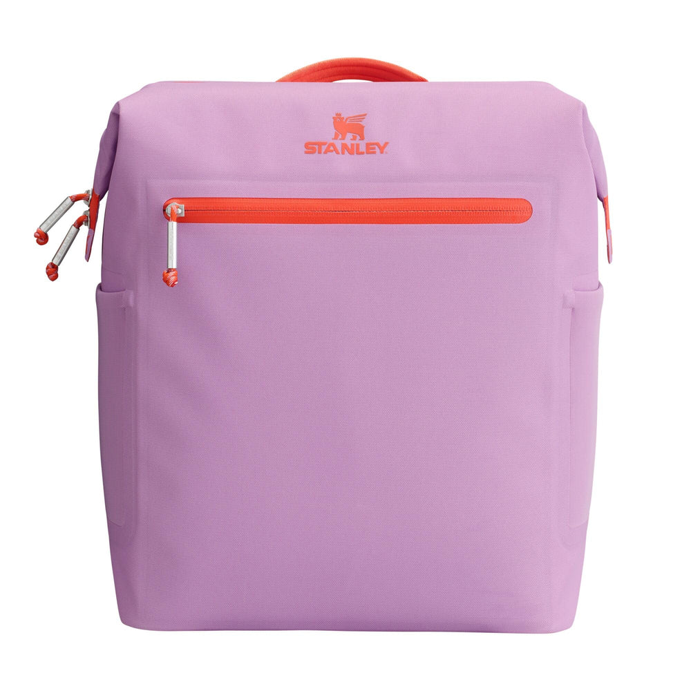 STANLEY Madeleine Soft Cooler Backpack front view in Lilac