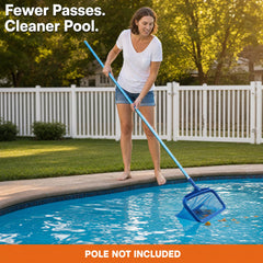 Stargoods pool skimmer net deep mesh bag detail