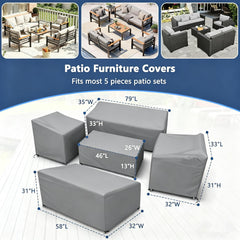 STARTWO chair cover included in 5 piece set