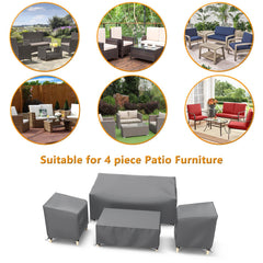 STARTWO coffee table cover dimensions 45x25x13 inches