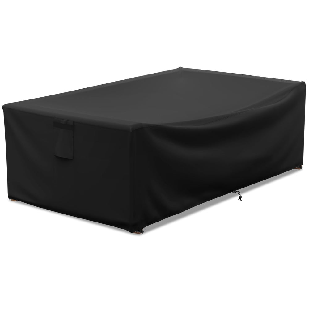 STARTWO Patio Furniture Cover black, front view