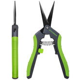 STAYGROW 6.5 inch gardening scissors front view with stainless steel blades