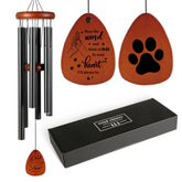 SteadStyle Pet Memorial Wind Chime 36 in black front view