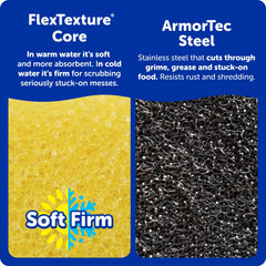 Steel scour pads included in the BBQ Daddy Grill Cleaner Kit