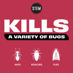 STEM Bug Spray 12oz back view showing ingredients