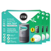 STEM Flying Insect Fan Trap front view with UV light