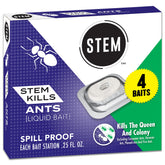STEM Liquid Ant Bait packaging front view with four bait stations
