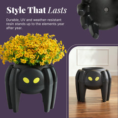 Step2 Spooky Spider Planter with candy for Halloween