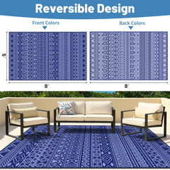 StepTastic Outdoor Rug folded for easy transport