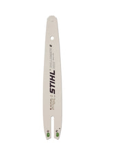 Stihl 12-inch guide bar front view with specifications