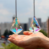 stino Suncatcher Prism clear K9 glass front view