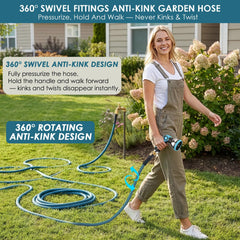 Storage holder for FlexiSolve 100ft garden hose