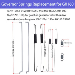 Strongthium governor spring set for lawn mower engines