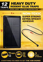 Sturdon Large Rat Glue Trap side view highlighting adhesive strength
