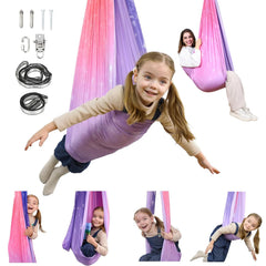 SUCHDECO Sensory Swing front view in pink